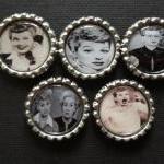 I Love Lucy Theme Bottle Cap Magnets Lot Of 5